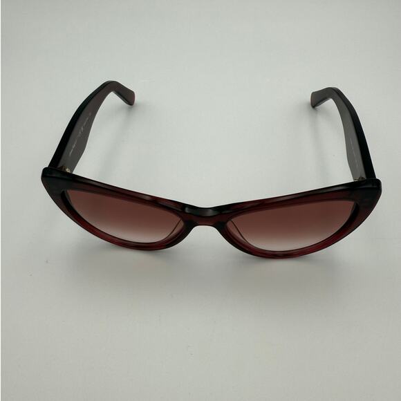 Salvatore Ferragamo Cat Eye Wine Frame SF930S Sunglasses $275 MSRP - Picture 4 of 7